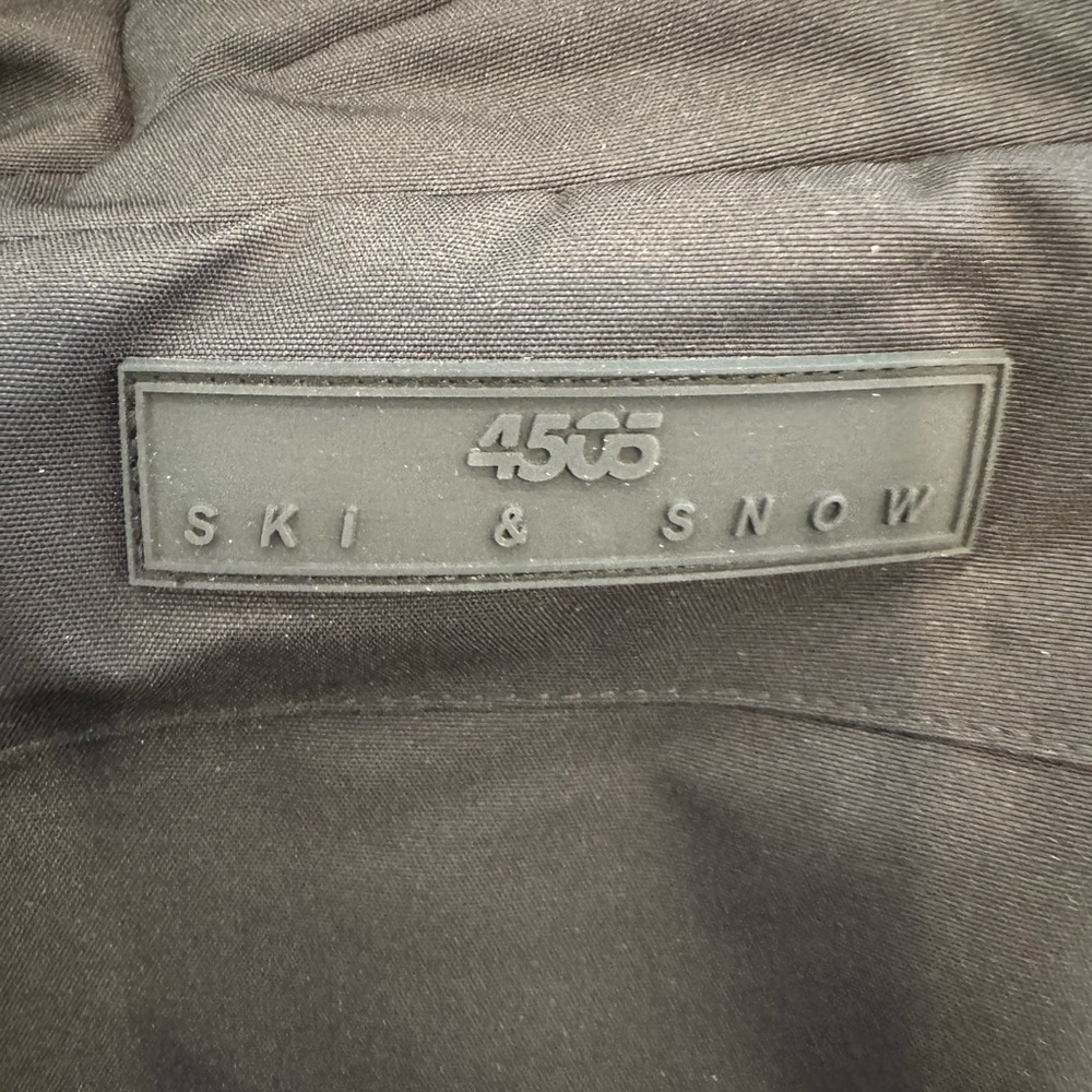 ASOS 4505 Black Ski jacket ~Fur hood with belted waist! ~Size 6 Petite! Gorgeous - Picture 14 of 15
